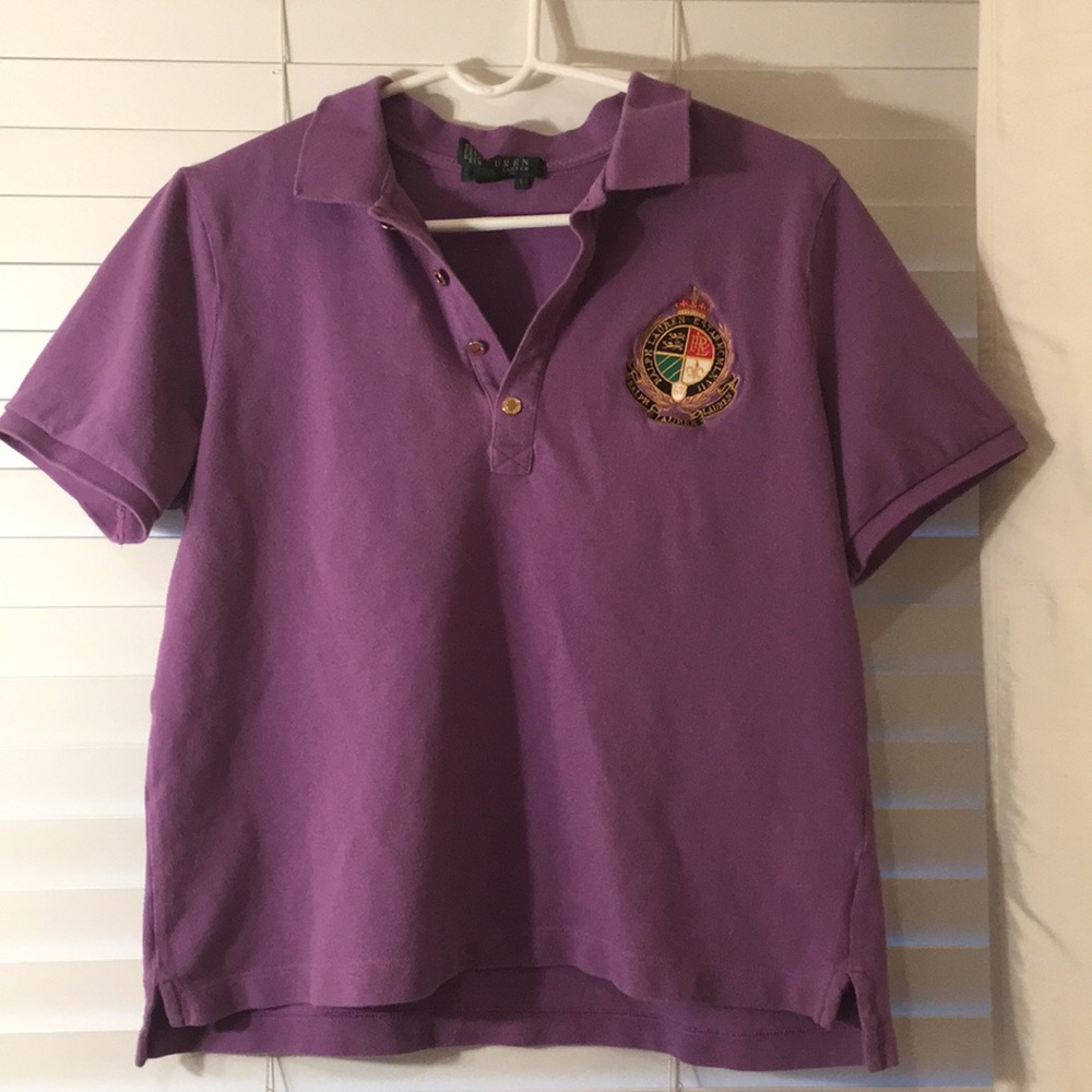Lauren Ralph Lauren purple polo size large